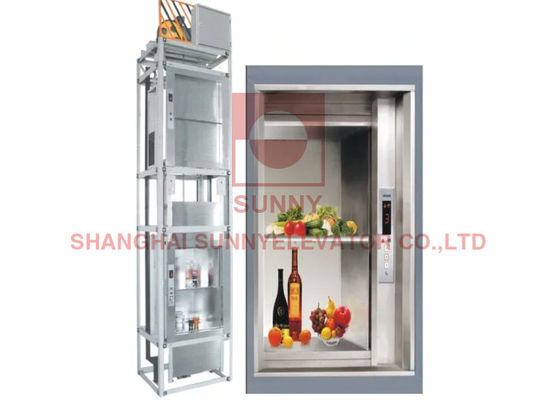 ISO9001 PC-Steuerung 0,4 m/S 630 kg Küche Lebensmittel Service Aufzug