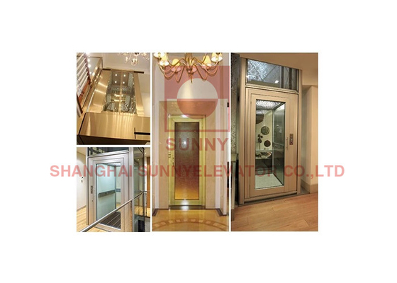Errichtende Hauptlandhaus-Aufzugs-Aufzug-lärmarme Maschine Roomless