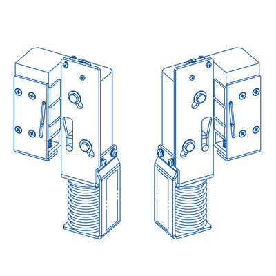 9/10mm Breite der Führungsschienen Elektronische Sicherheitsausrüstung Zugang Aufzugsteile