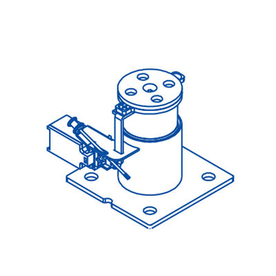 Zugriff auf Aufzugsteile Aufzugsölpuffer mit Nenngeschwindigkeit ≤ 1,75 m/s