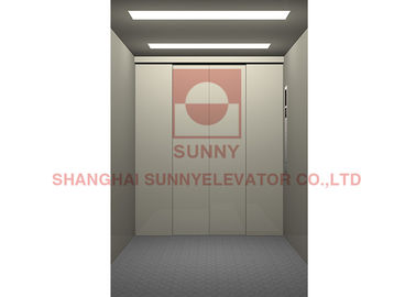 Aufzug-Seitentür-Gearless Fracht-Aufzug der Fracht-1.0m/S mit gemalter Stahlplatte