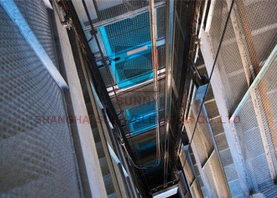 Beobachtungs-panoramische Aufzugs-Mitte-Öffnungs-Glastür 800kg VVVF