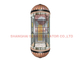 Edelstahl-panoramische Aufzugs-Dekoration 1.0m/S mit einröhrigem Handlauf