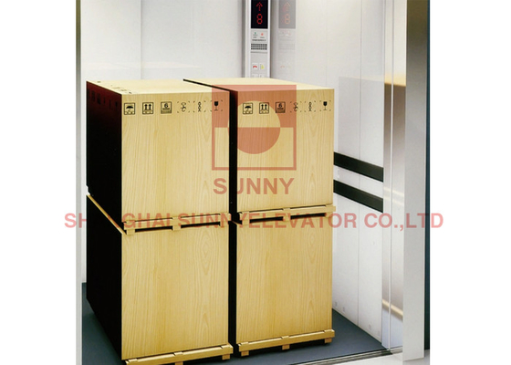 Edelstahl-Lager-Fracht-Aufzugs-Seiten-öffnender Waren-Aufzug 1000Kg