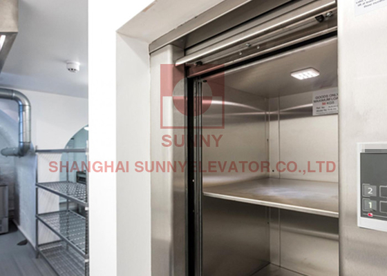 Bibliotheks-Hotel-Restaurant-Küchen-Nahrungdumbwaiter-Aufzugs-elektrische 2 Halt 150Kg