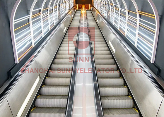 0.5m/S Rolltreppe und bewegliche Gehwege mit Energiesparsystem aus Edelstahl/Aluminium