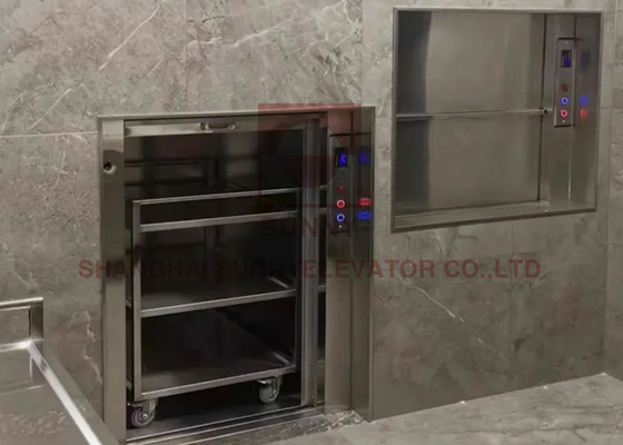 0.4m/S Küche Lebensmittel Dumbwaiter Aufzug mit VVVF Frequenzmodulationstechnologie