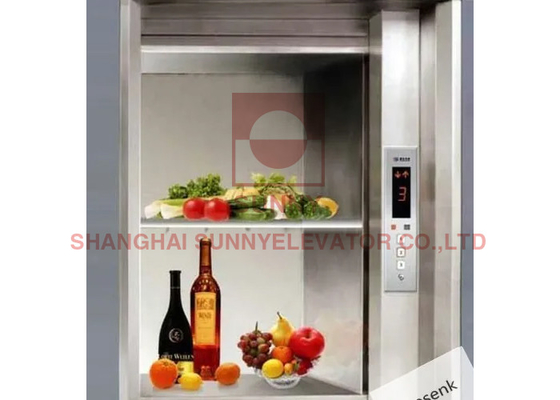 0.4M/S Sicherheitskompakter Dumbwaiter-Aufzug für Restaurants und Küchen