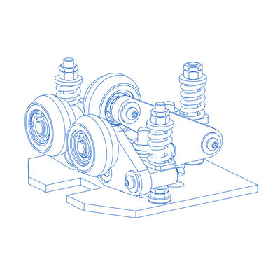 PU-Material Elastische Rollenführungen für Aufzüge