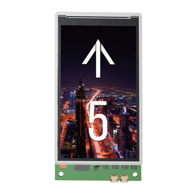 5-Zoll-Multimedia-Display für Aufzüge mit 480 × 854px Auflösung und 18 V Gleichspannung ~ 36 V Gleichspannung
