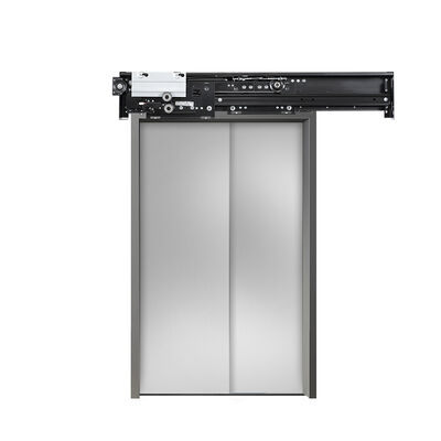 ≤ DC110V Spannung 2-Flügelige seitlich öffnende Haltestellentürvorrichtung für Aufzug