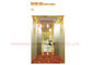 Weiche Beleuchtungs-Aufzugs-Kabinen-Dekoration mit Titangoldspiegel/ätzte mit Aufzugs-Teilen
