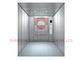 Die Aufzugs-Teile überprüften Stahlplatten-Boden-Fracht-Aufzugskabine-Dekoration mit großem Raum