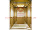 Doppelte Tür-Maschine Roomless-Durchgangs-Aufzug der Lasts-630KG mit Haarstrichedelstahl