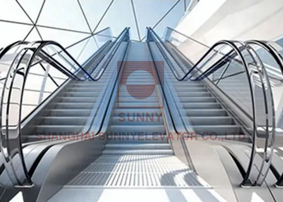 Haarstrichedelstahl-Einkaufszentrum-Rolltreppe 0.5m/S mit energiesparendem System