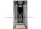 Edelstahl-Spiegel, der übersetzten Maschinen-Raum abzüglich des Aufzugs-Zugkraft-Aufzugs ätzt