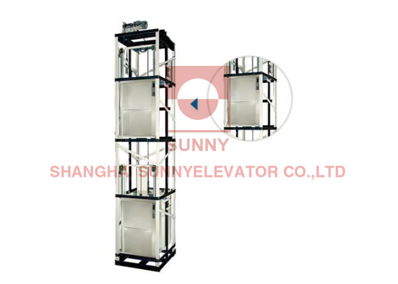 2 Platten-Küche Dumbwaiter-Aufzugs-Aufzug mit oben Schiebetür