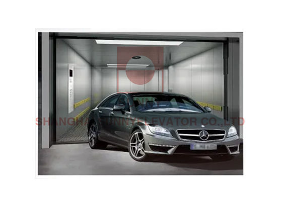 Edelstahl-Auto-Aufzugs-Aufzug des Granit-Boden-3000kg 0.25m/S Roomless